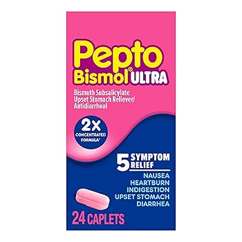 24 hour bug ペプトビスモル　アドバタイジング Amazon.com: Pepto Bismol Caplets Ultra for Nausea, Heartburn